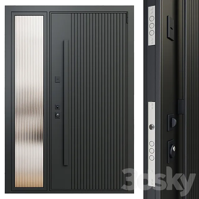 Front door 001-Portalle 3ds Max