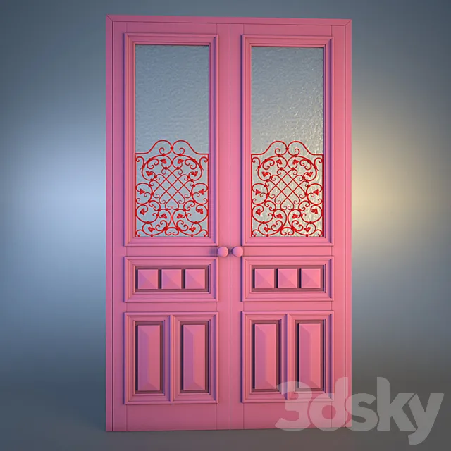 Front door 3ds Max