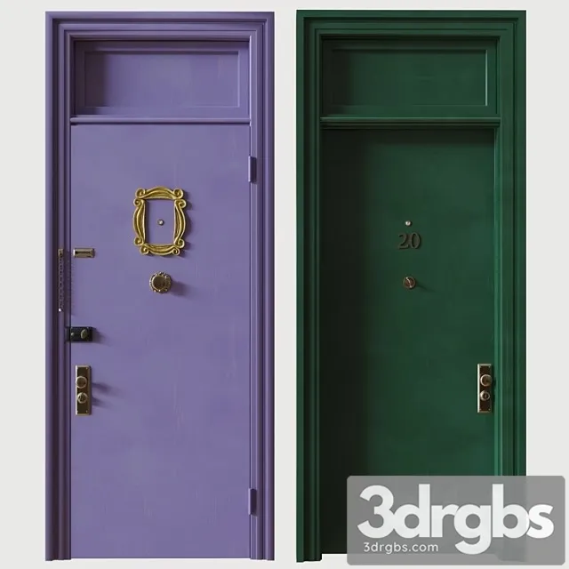 Front door – friends 3dsmax Download