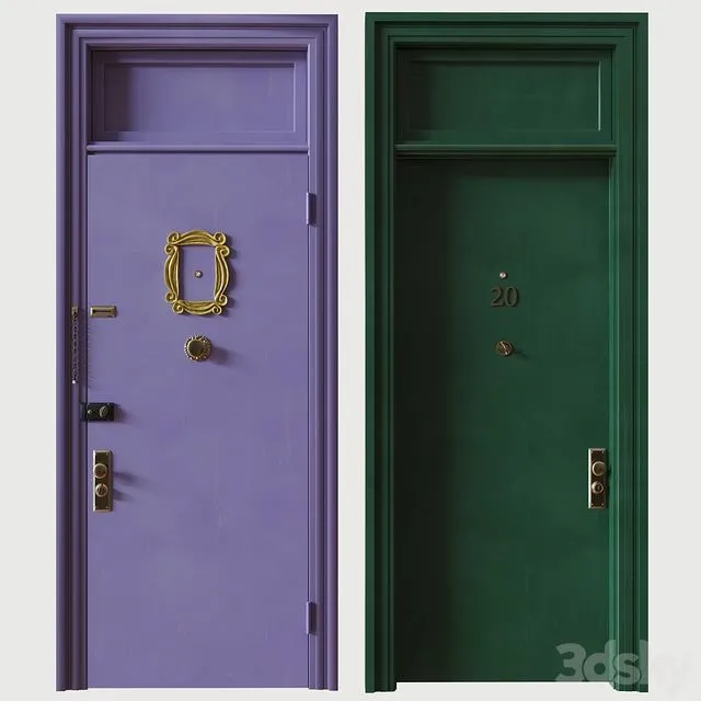 Front door – Friends 3dsMax Model
