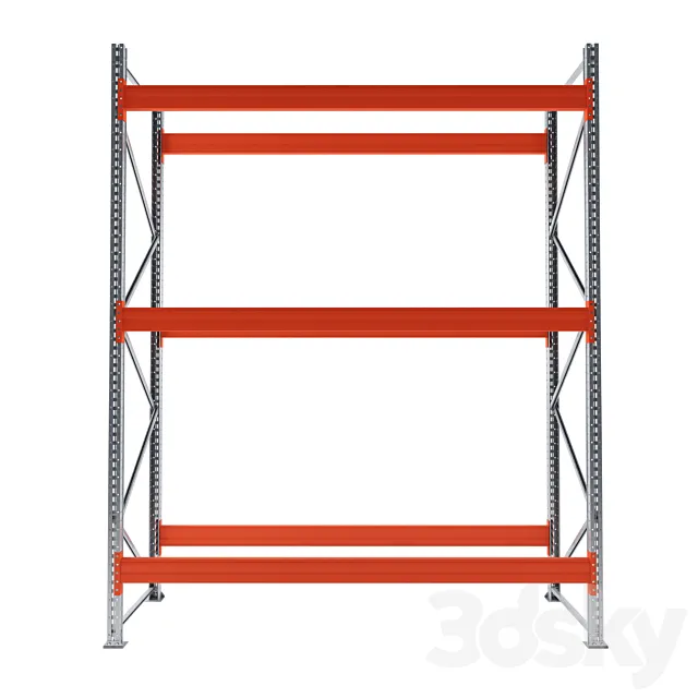 Front (pallet) rack 3ds Max