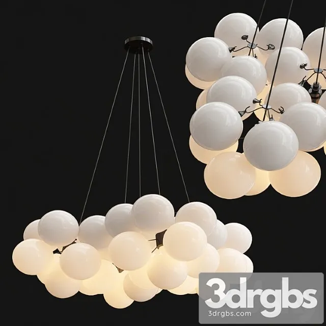 Frosted Bubble Chandelier 1 3dsmax Download