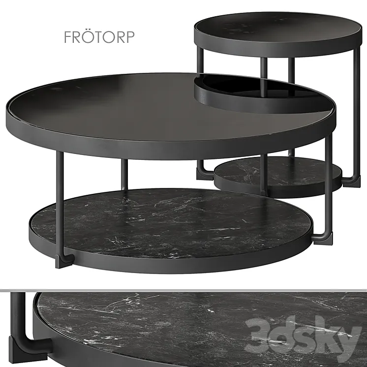 Frötorp \/ Frotorp Ikea Coffee Table 3DS Max Model