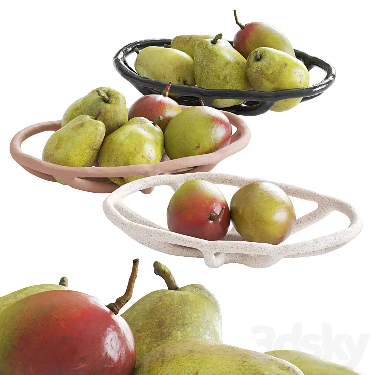 Fruit bowls 3DS Max