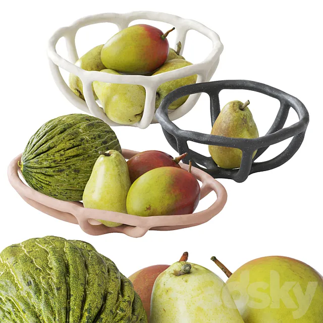 Fruit bowls 3DSMax File