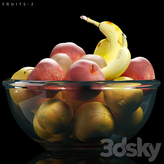 FRUITS 2 3DS Max Model