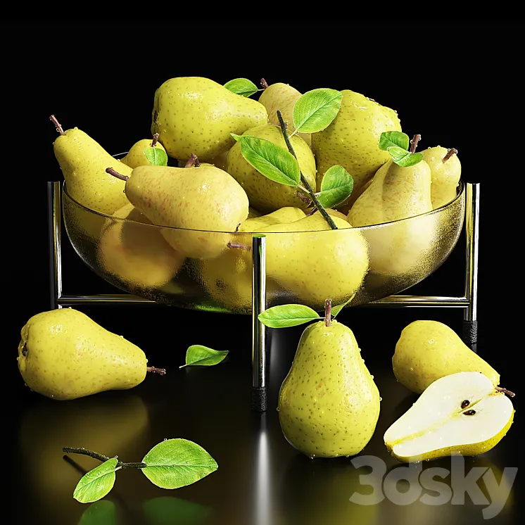fruits dish5 3DS Max