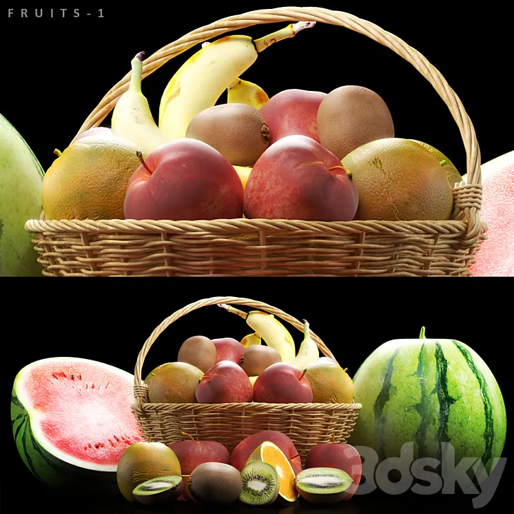 FRUITS_1 3DS Max