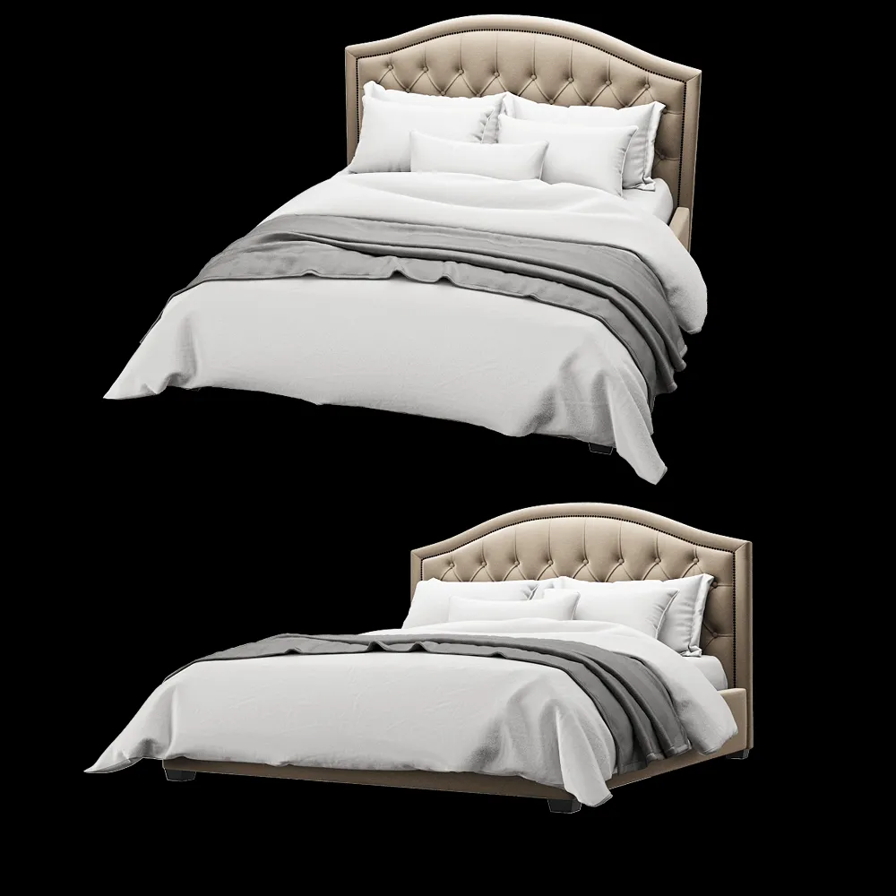 Full House – Bed Shabby 3ds Max