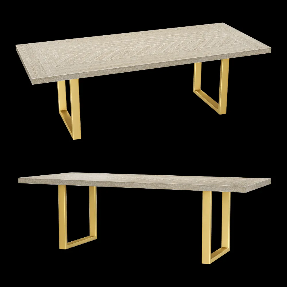 Full House – Dining table 2DTNP001 3ds Max