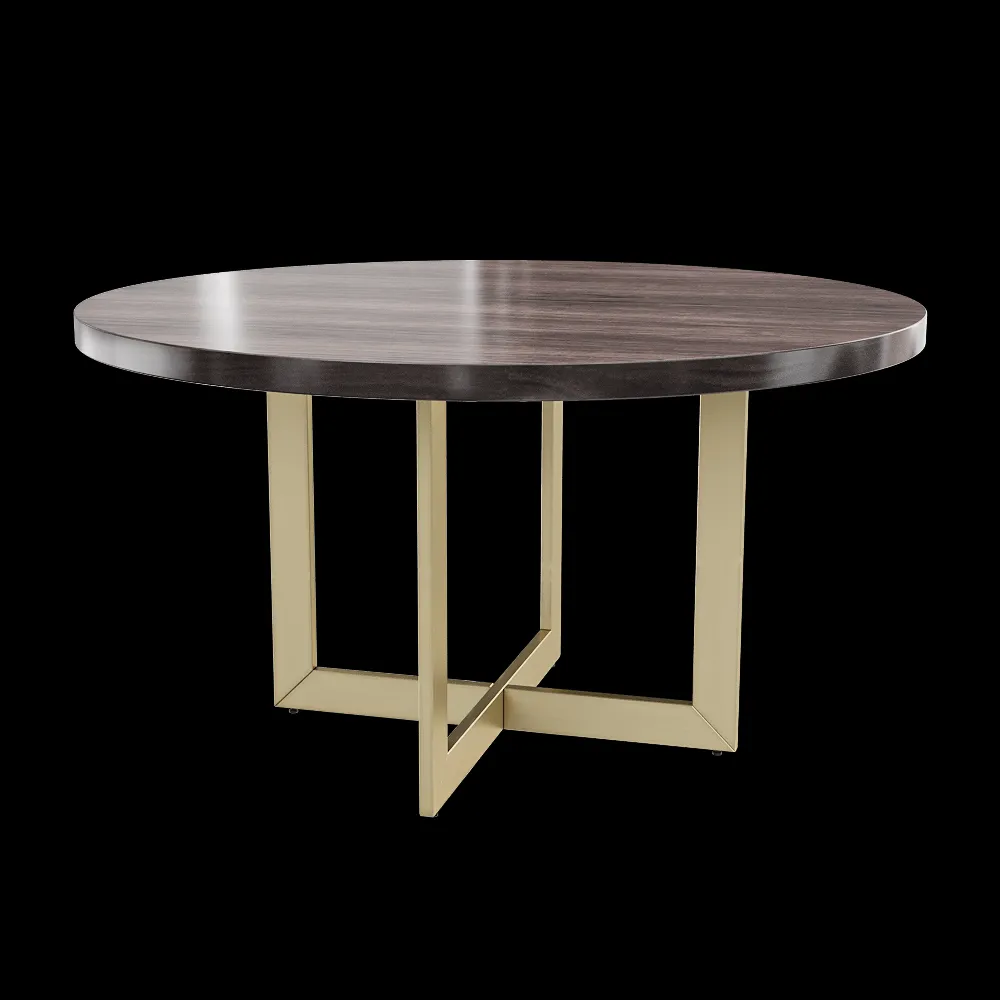 Full House – Dining table round 3ds Max