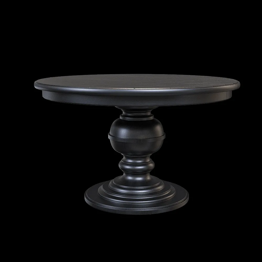 Full House – Round extendable table 3ds Max