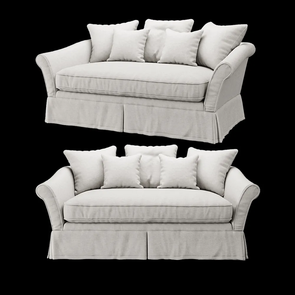 Full House – Sofa Belgian 2 3ds Max