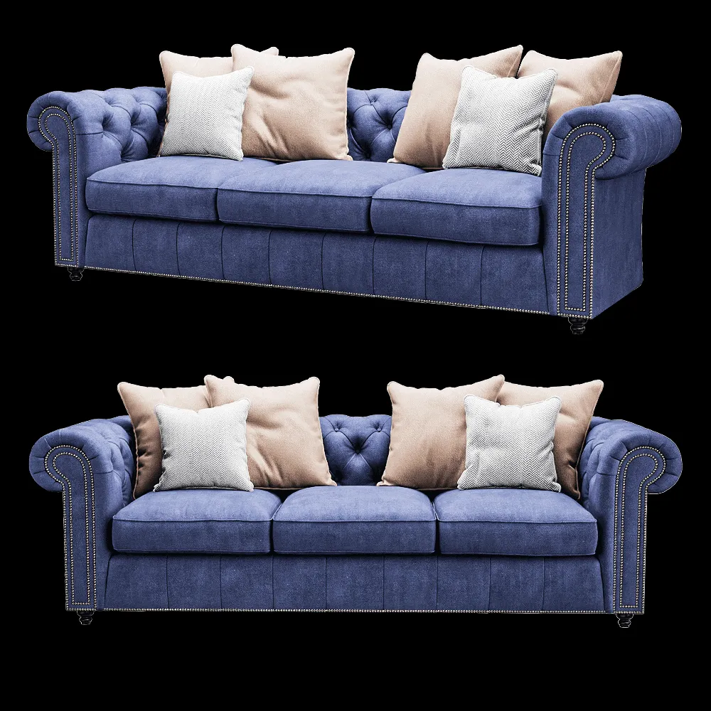 Full House – Sofa Chester 1 3ds Max