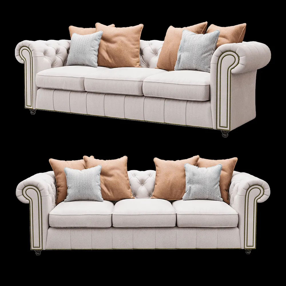 Full House – Sofa Chester 2 3ds Max