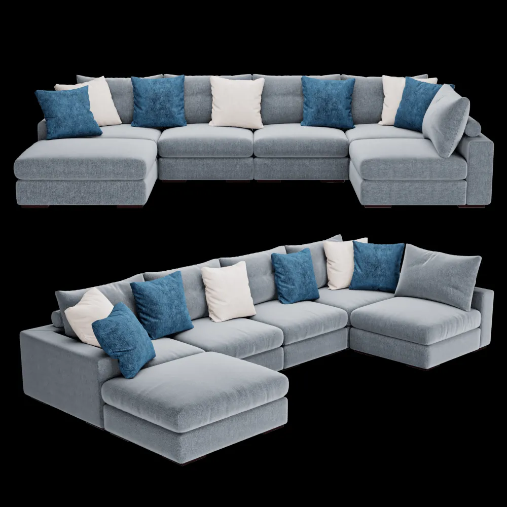 Full House – Sofa Grand Soho 6 mod 3ds Max