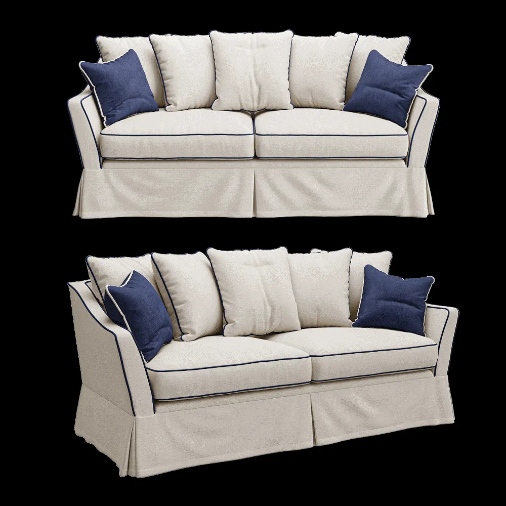 Full House – Sofa Provance light 3ds Max