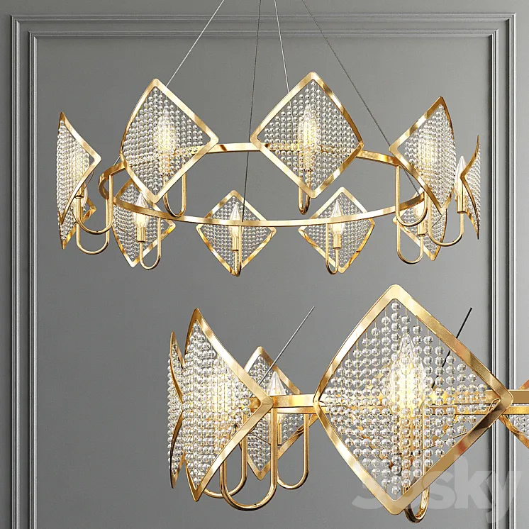 Fumat Nordic Chandelier 3DS Max