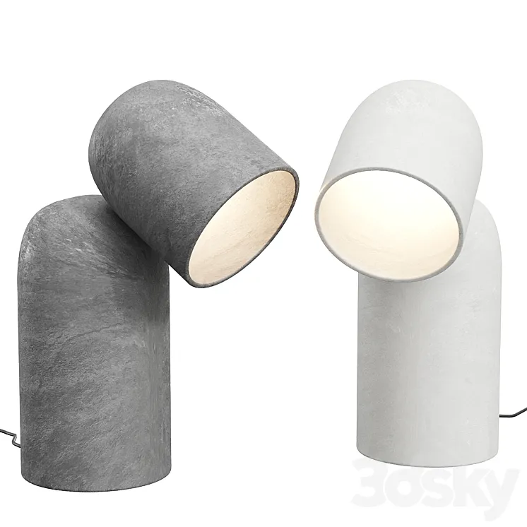 Fumi Low Table Lamp – design Harry Thaler – Pulpo 18309 3DS Max Model