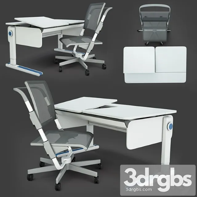 Function ergonomic desks and chairs 2 3dsmax Download