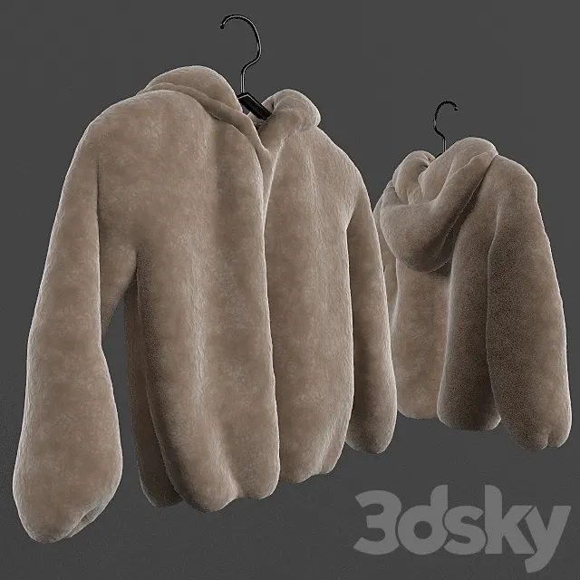 Fur Coat 3DSMax File