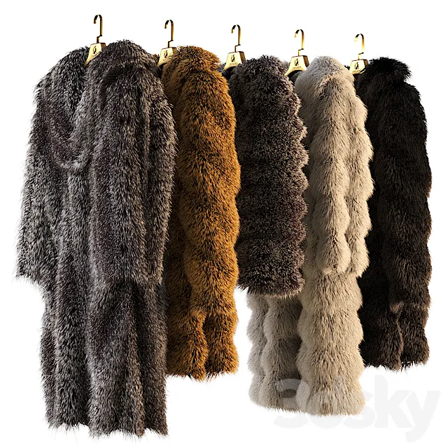Fur coats 3DSMax File