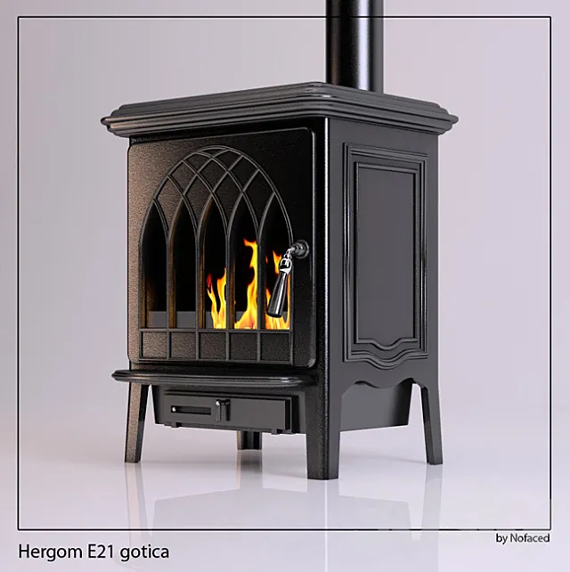 furnace iron Hergom E21 gotica 3DSMax File