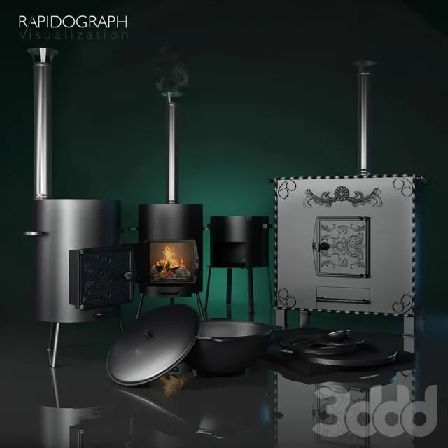 Furnaces 3dsMax Model