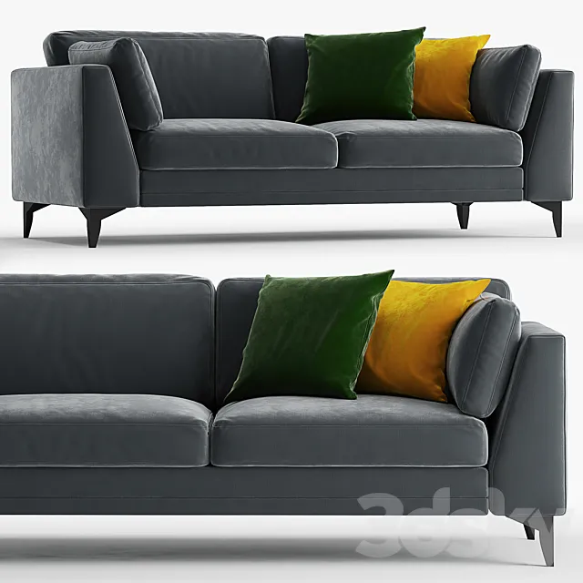 Furninova Avignon sofa 2 seats 3DSMax File