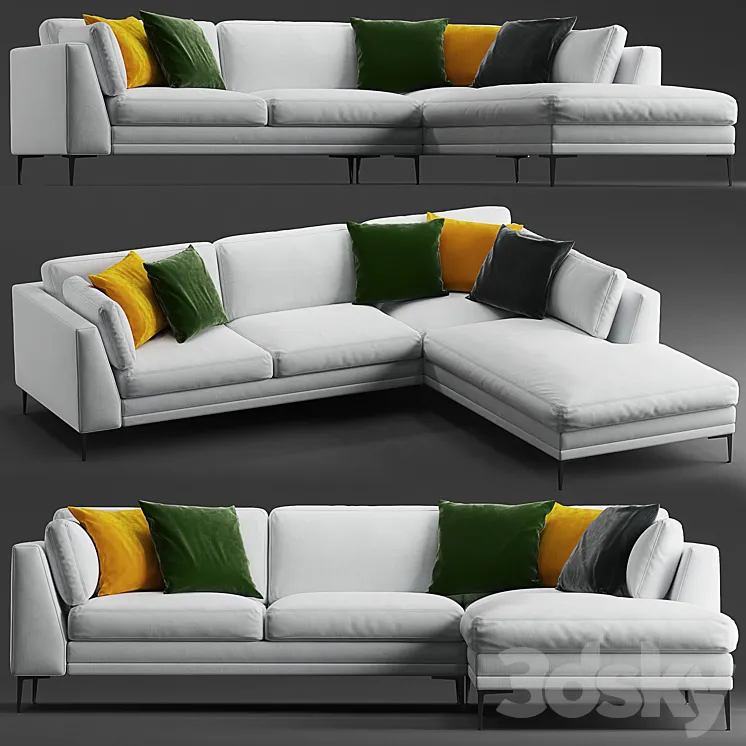 Furninova Avignon sofa 3DS Max
