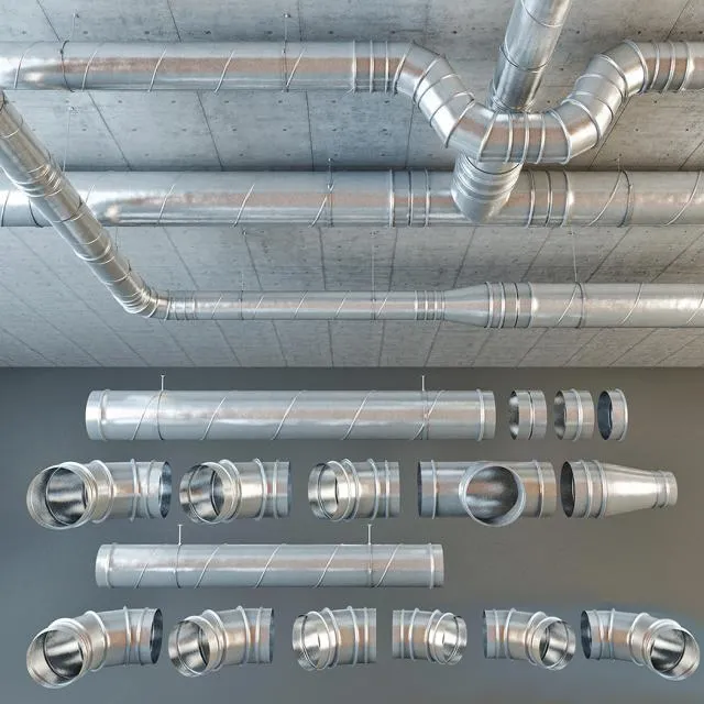 furniture – 3d model pipe 3ds Max