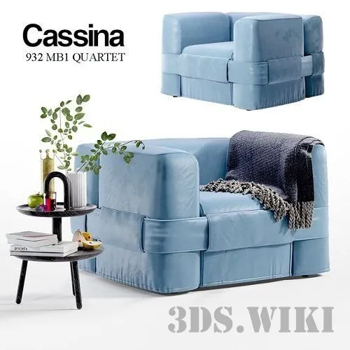 furniture – 932 MB1 QUARTET Cassina 3ds Max