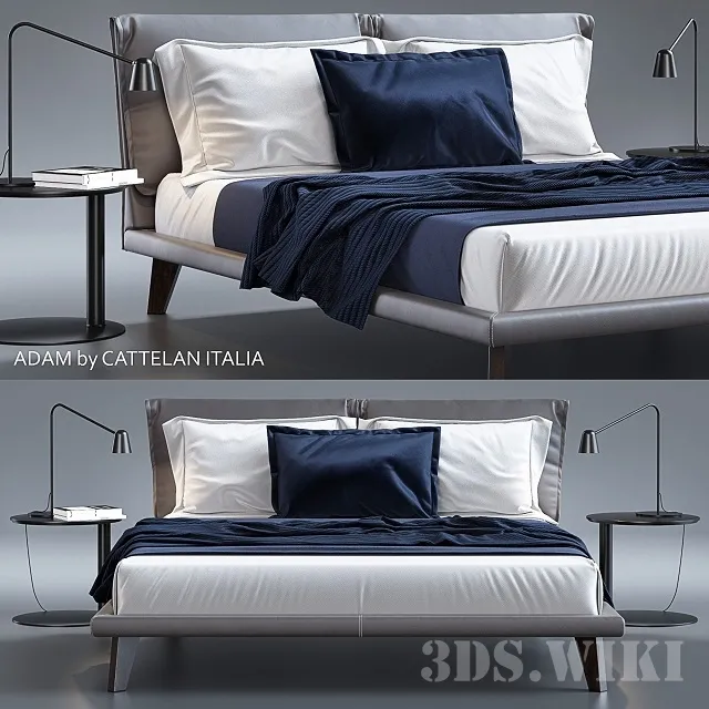 furniture – Adam bed by Cattelan Italia 3ds Max