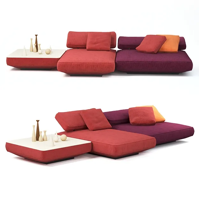 furniture – Agio Paola Lenti 2 sofa 3ds Max
