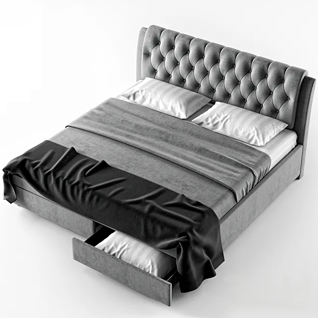 furniture – Ainge Bed 3ds Max