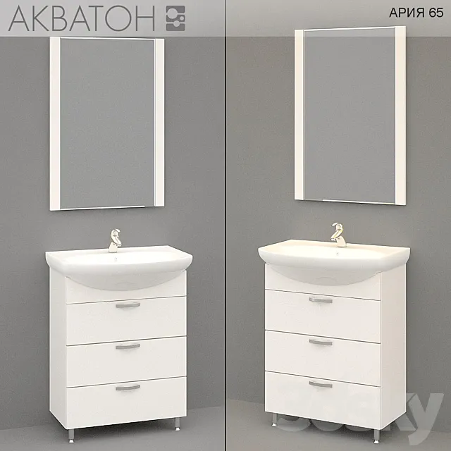 Furniture Akvaton Aria 65 3DSMax File