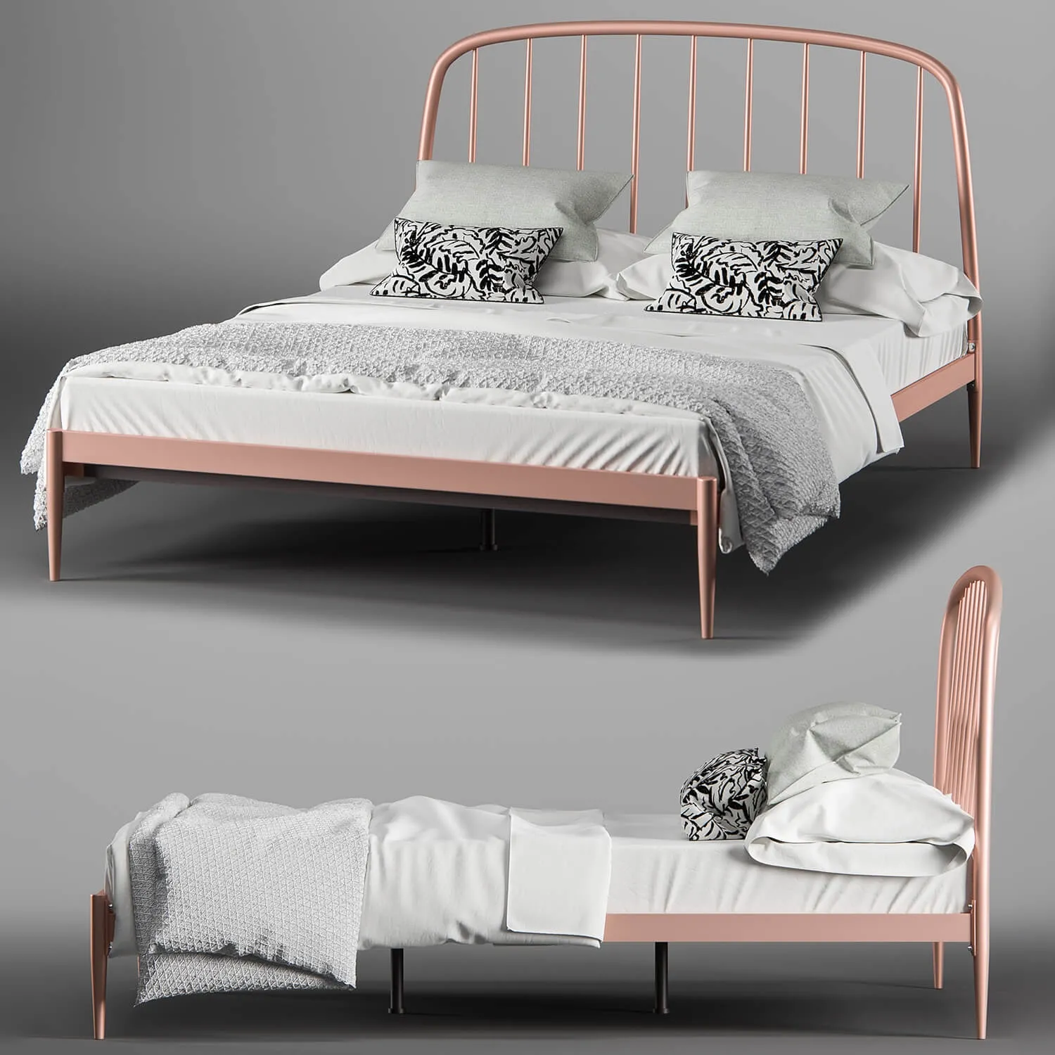 furniture – Alana bed 3ds Max