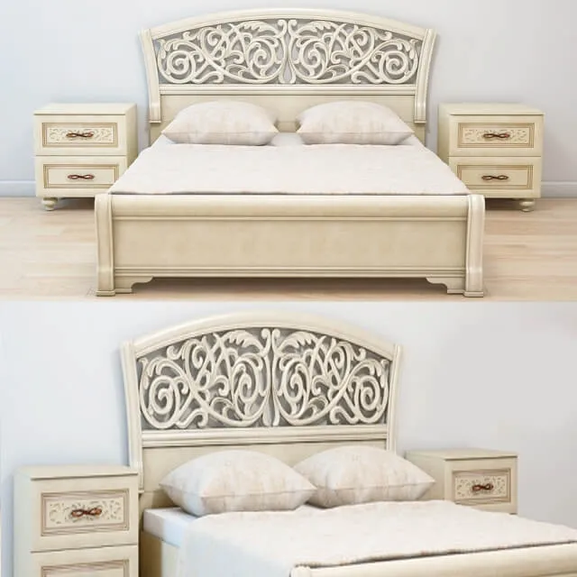 furniture – Alexandria bed 3ds Max