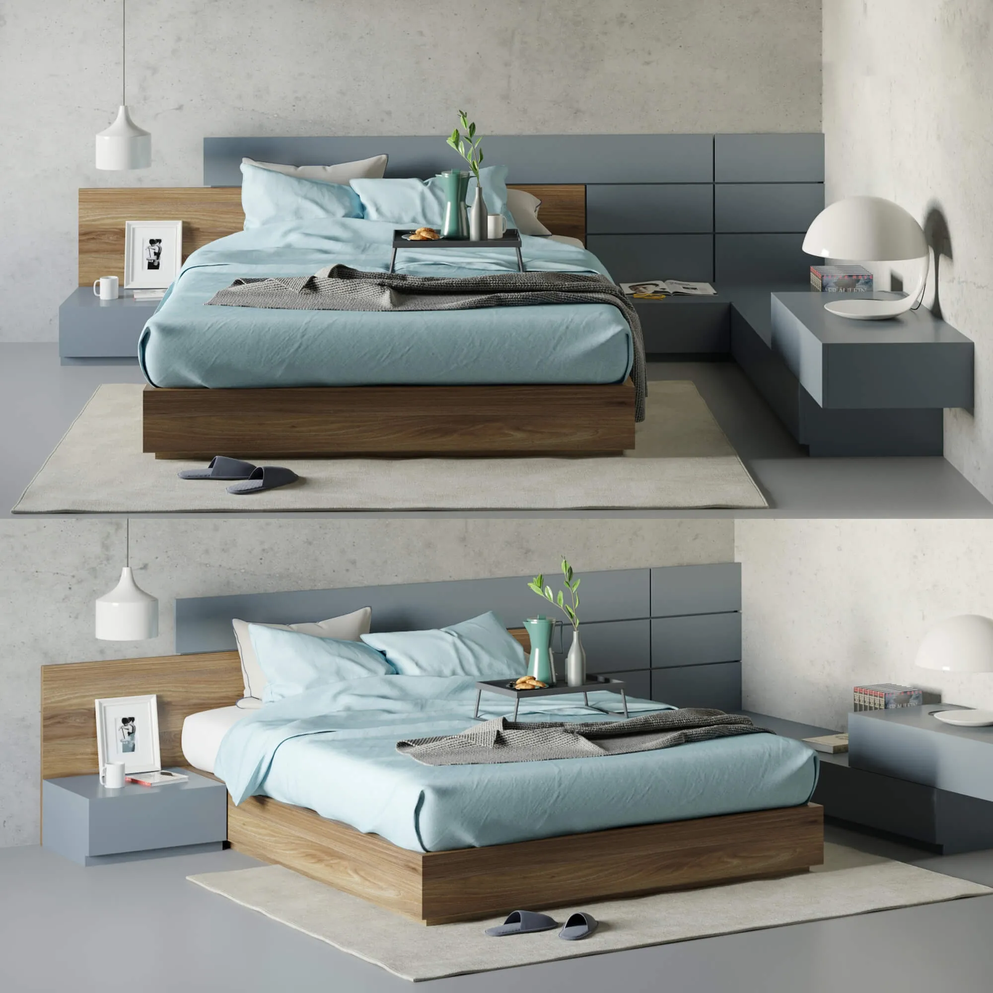 furniture – Alf DaFre Skip bed 3ds Max