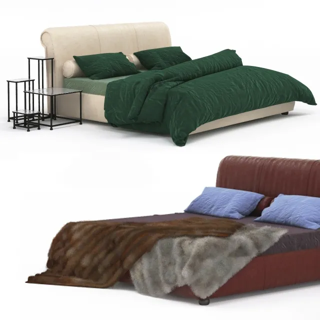 furniture – Alfred Bed 3ds Max