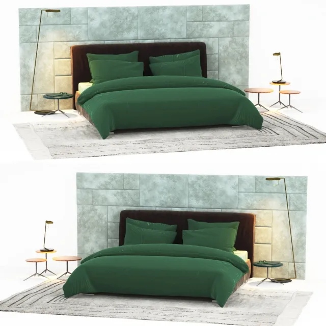 furniture – Alfred soft bed Baxter 3ds Max