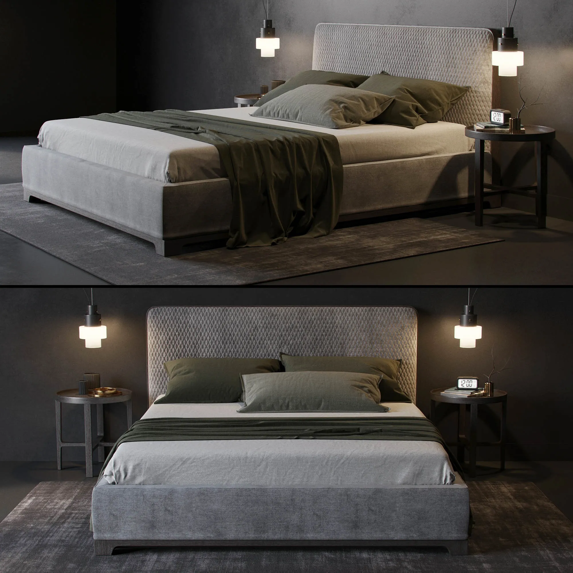 furniture – Alivar Bali bed 200 3ds Max