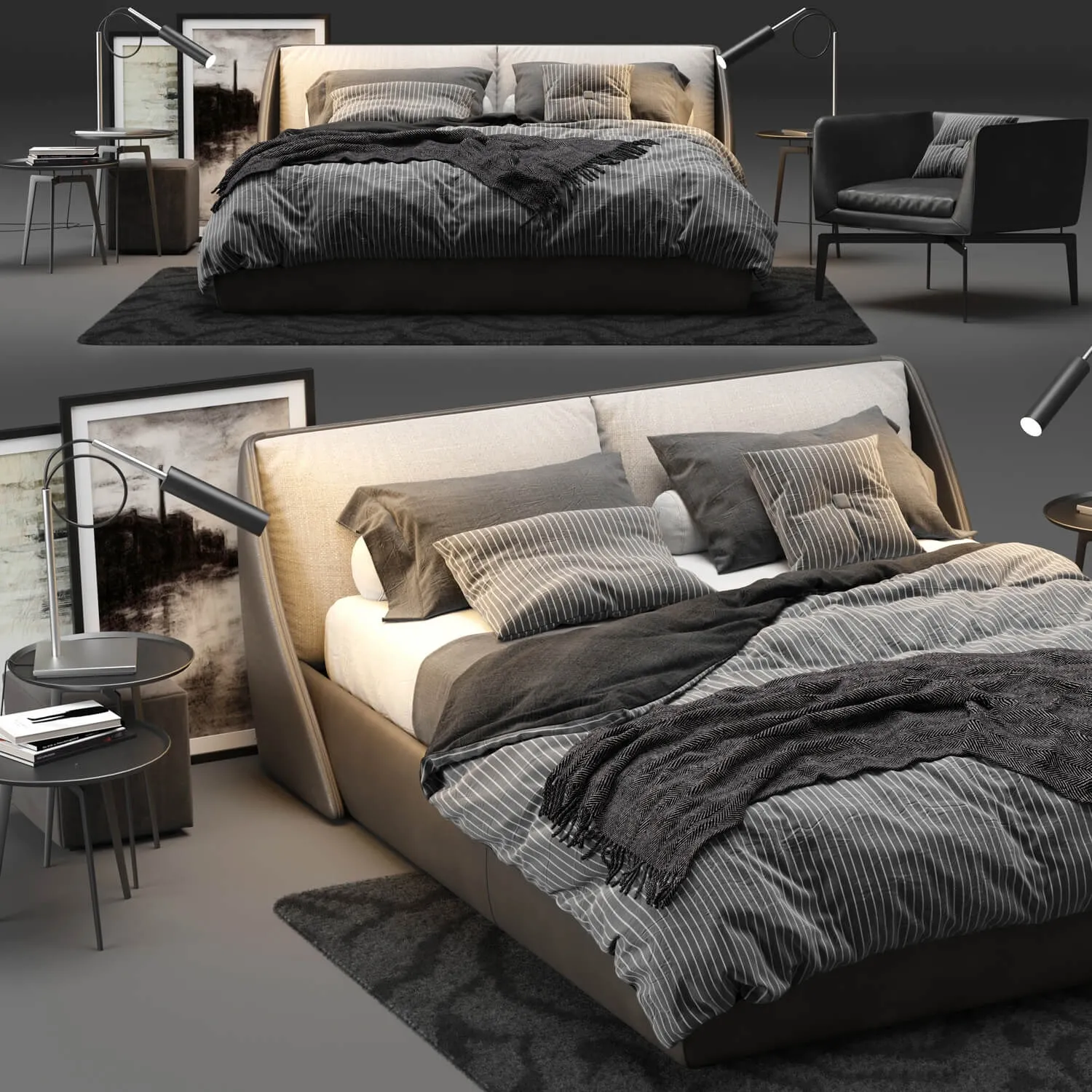 furniture – ALIVAR Lagoon Bed 3ds Max