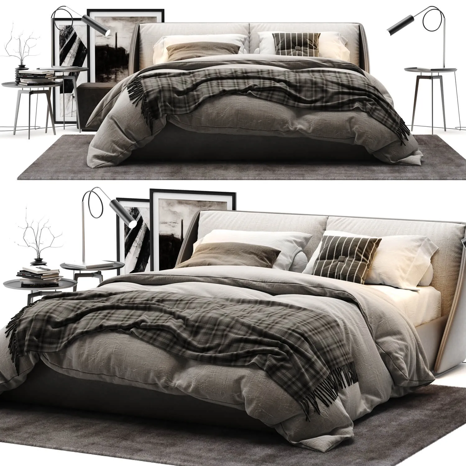 furniture – Alivar Lagoon Bed 3ds Max