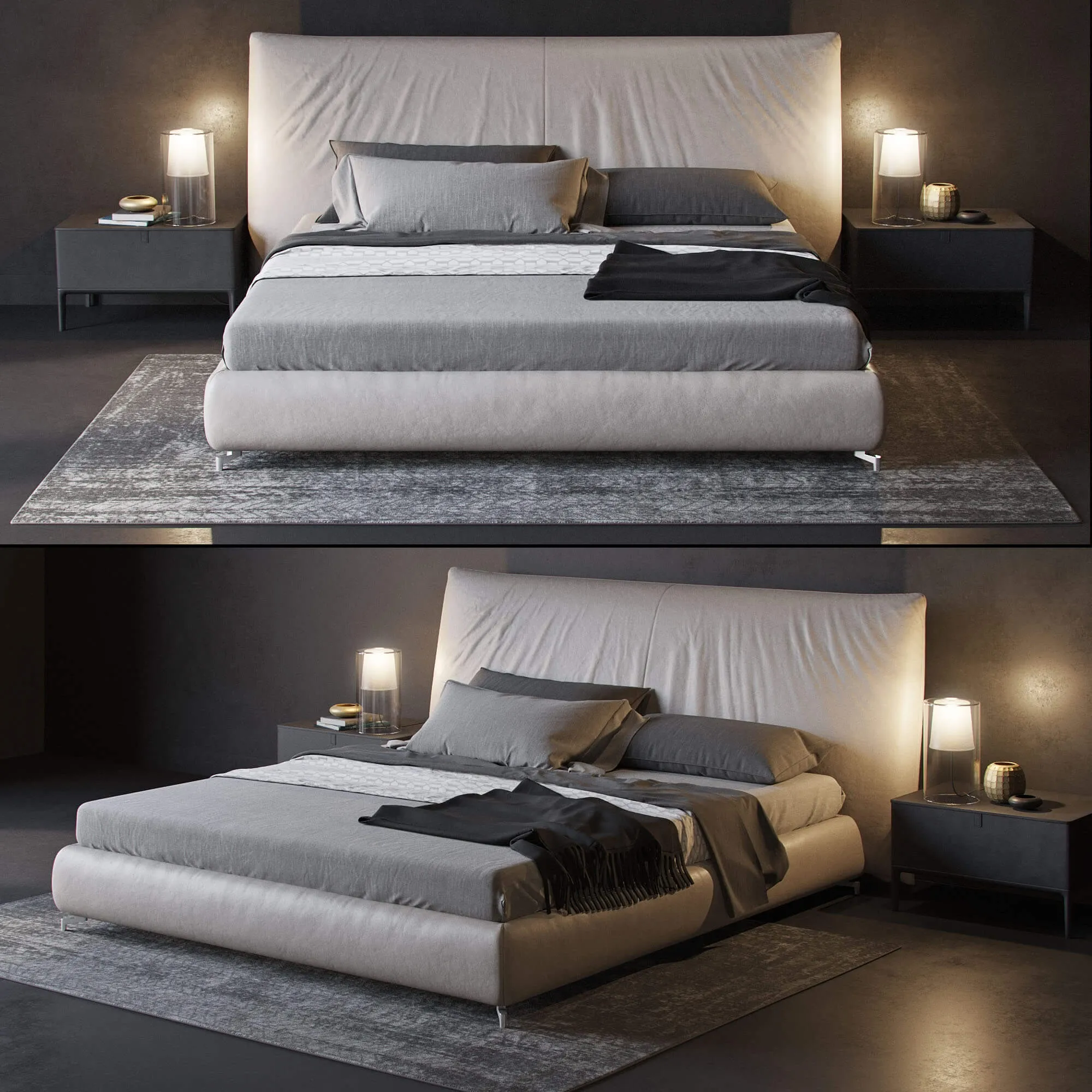 furniture – Alivar suite bed 3ds Max