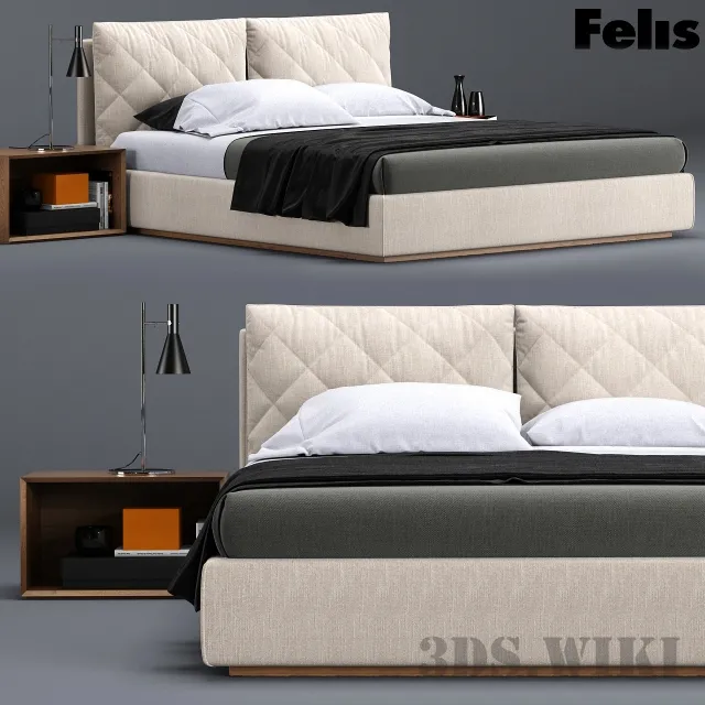 furniture – ALLEN By Felis bed 3ds Max