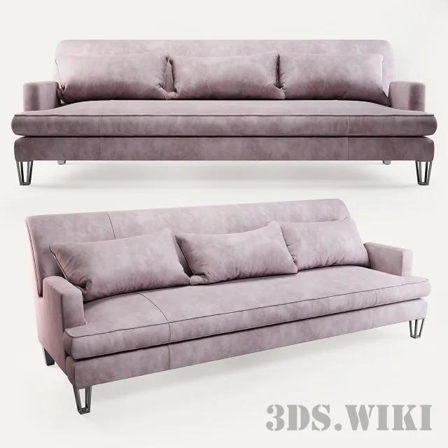 furniture – Almandine sofa by Baker 3ds Max