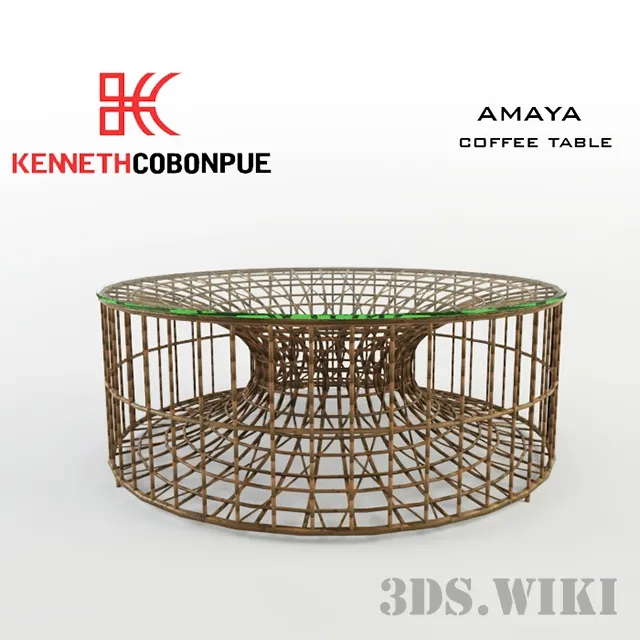 furniture – Amaya Center Table – Kenneth Cobonpue 3ds Max