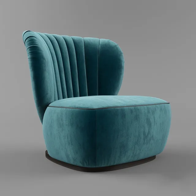 furniture – Amelia Armchair by Black Tie 3ds Max