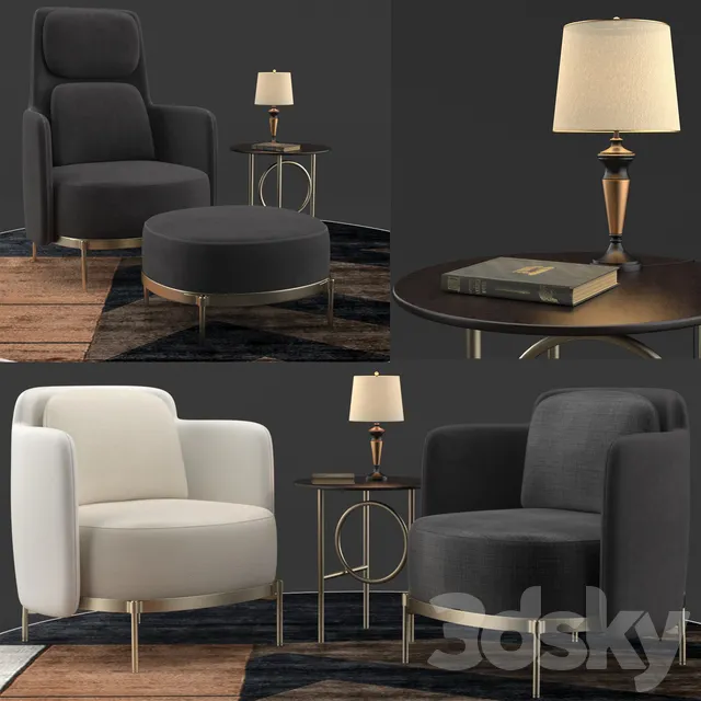 FURNITURE – AMRCHAIR – 3D MODELS – 3DS MAX – FREE DOWNLOAD – 5936